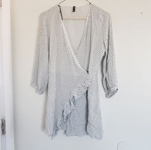 COPY - Zara Polka Dot Wrap romper  Dress